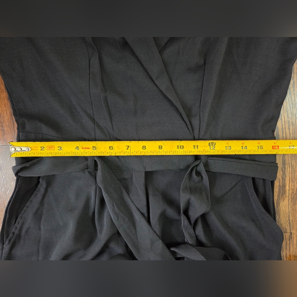 a new day Black Long Sleeve Wrap Front Jumpsuit NWT - Picture 9 of 14